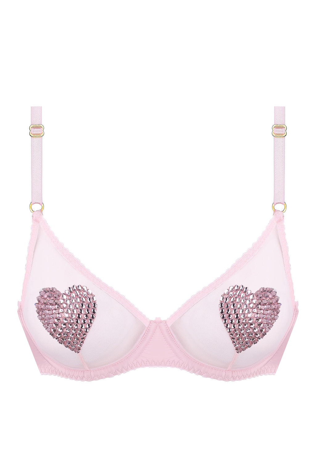 Бюст Pink Love Cristal Pink - фото 1