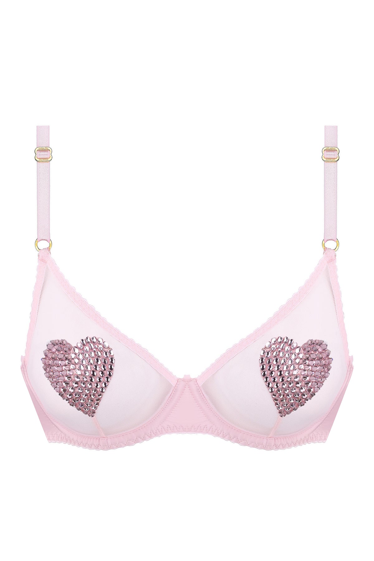 Бюст Pink Love Cristal Pink - фото 1