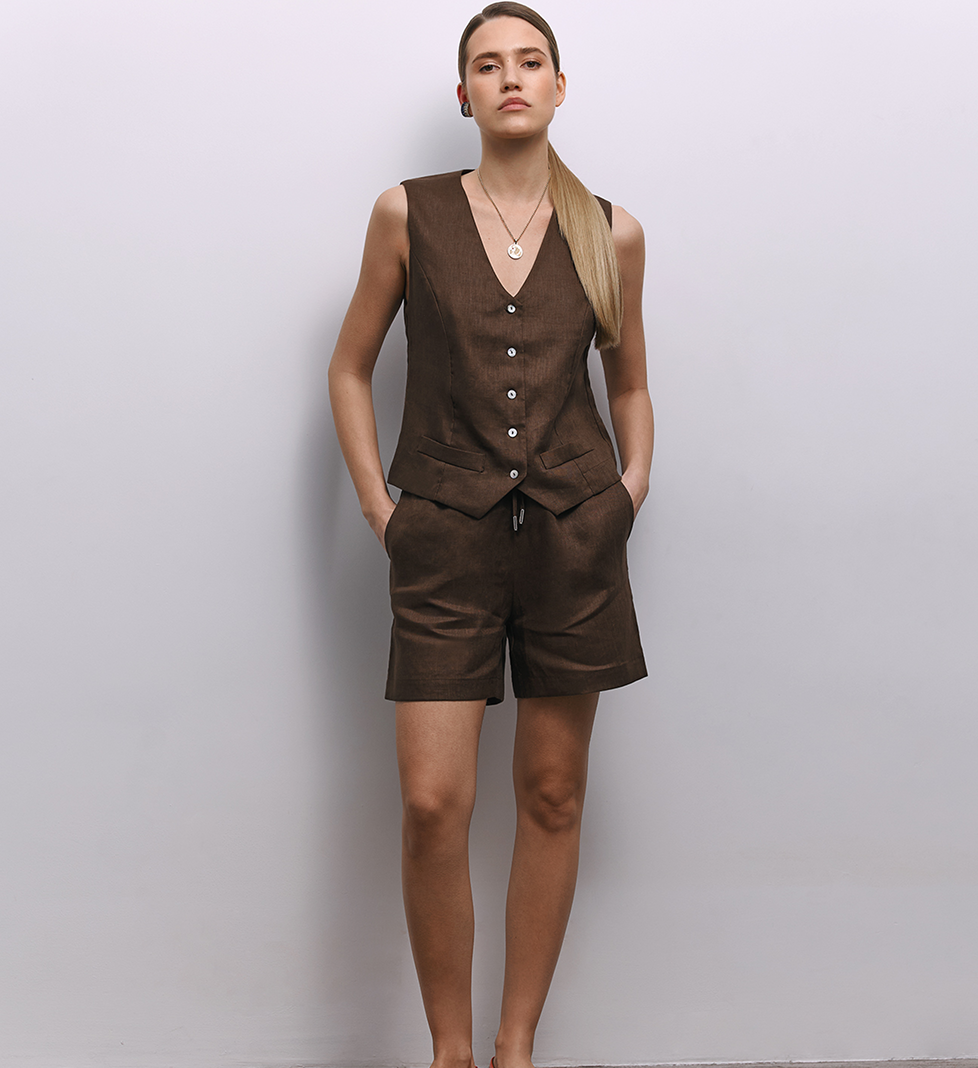 Жилет Palermo CHALETY шоколадний