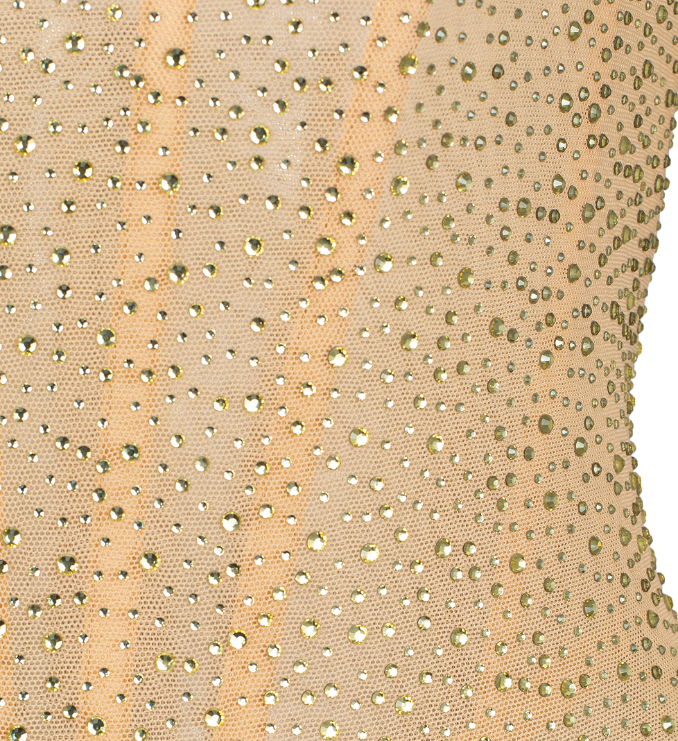 Корсет фігурний з кристалами CISELES золотий