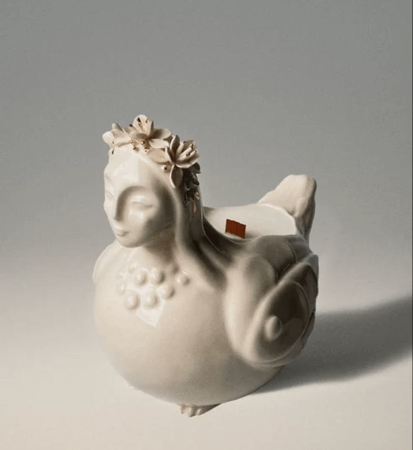 Свічник NADRA Повітруля з Квітковим Вінком