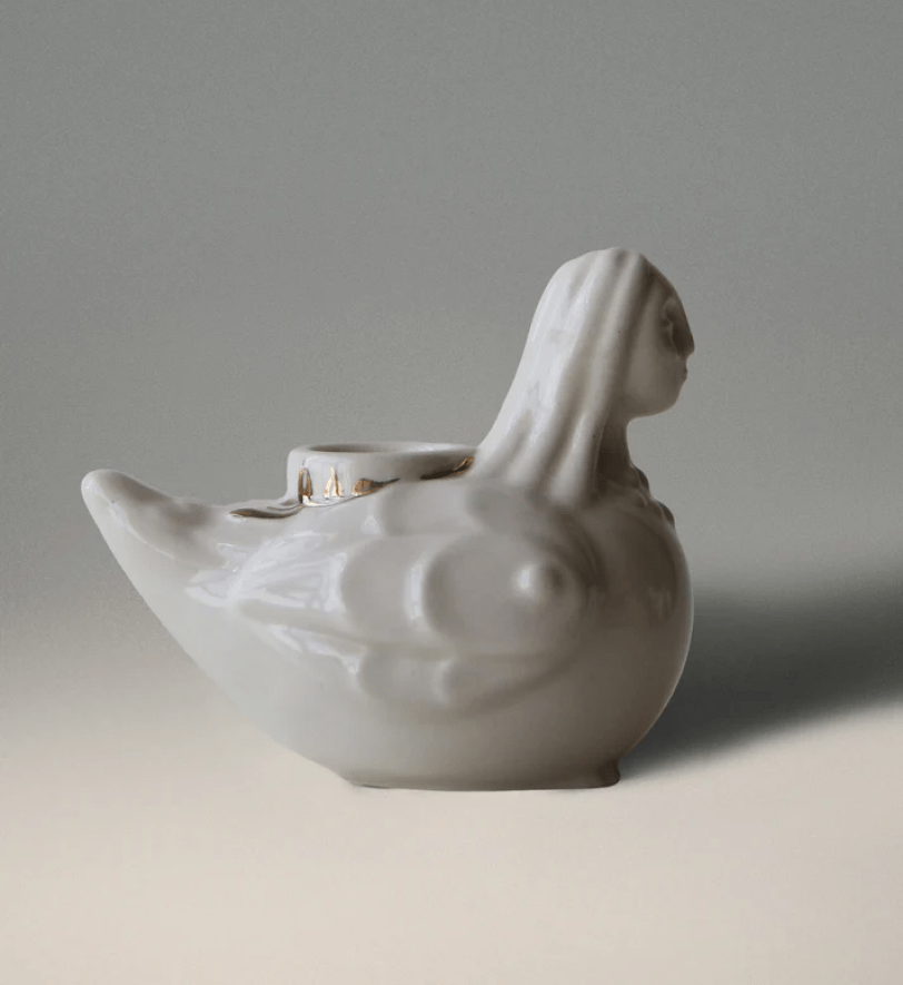 Підсвічник NADRA Повітруля Небесна міні зі золотом