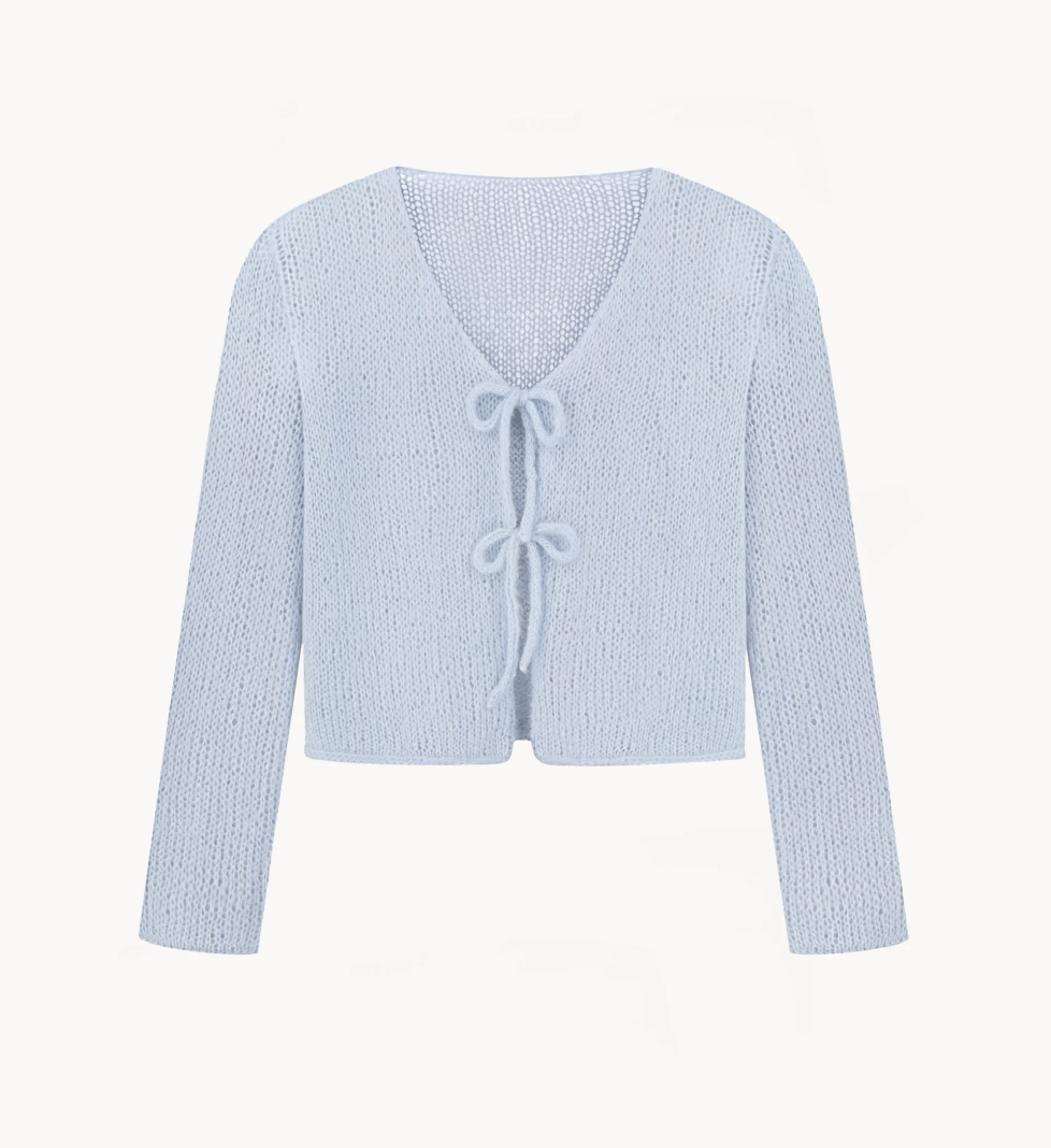 Кардиган NYNI на завʼязках Cloud blue