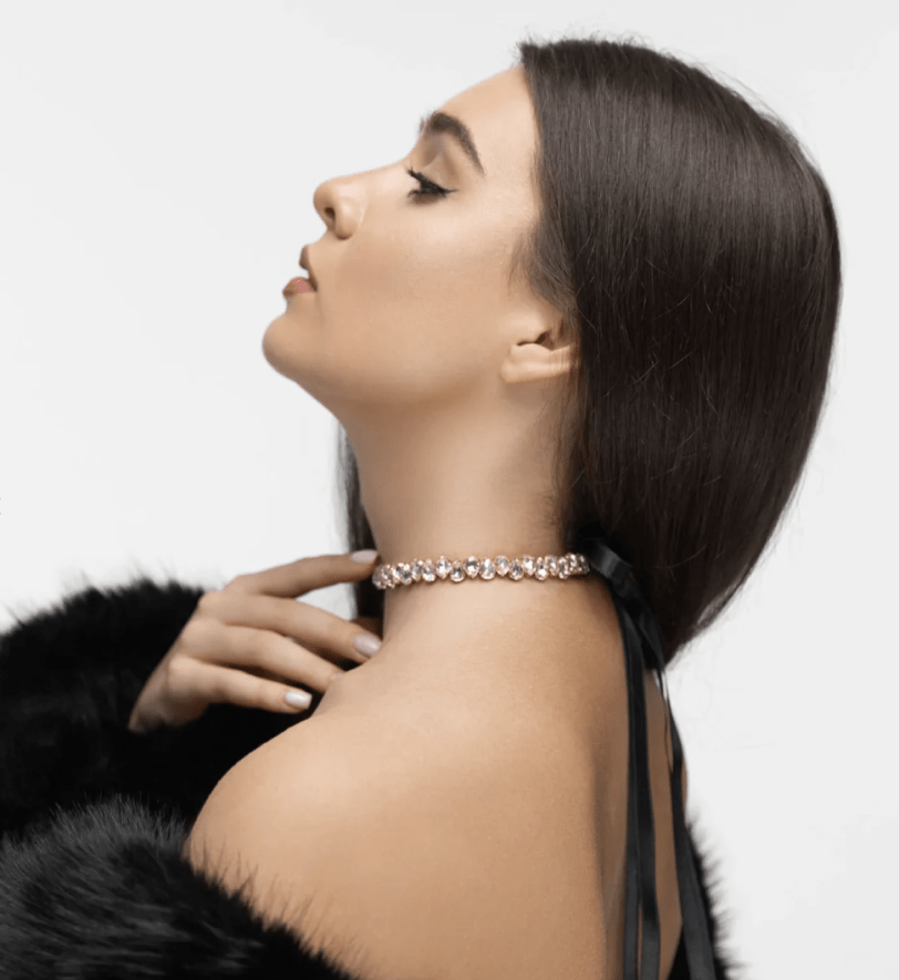 Чокер Елейн Honch Studio зі стразами Pink