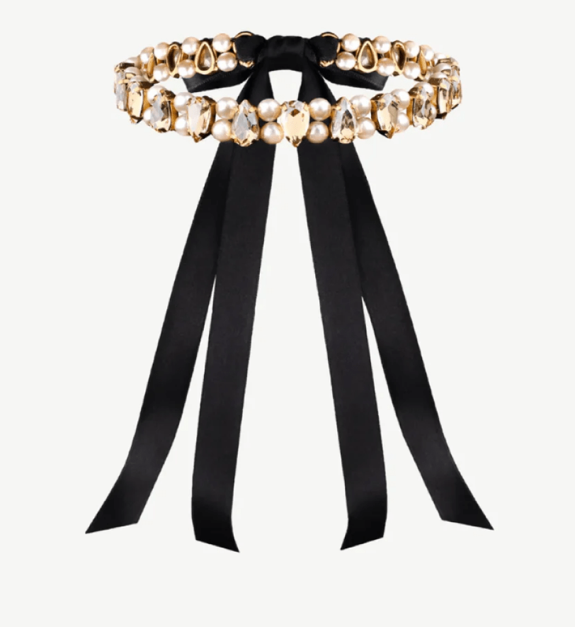 Чокер Луїза Honch Studio зі стразами та перлинами Golden