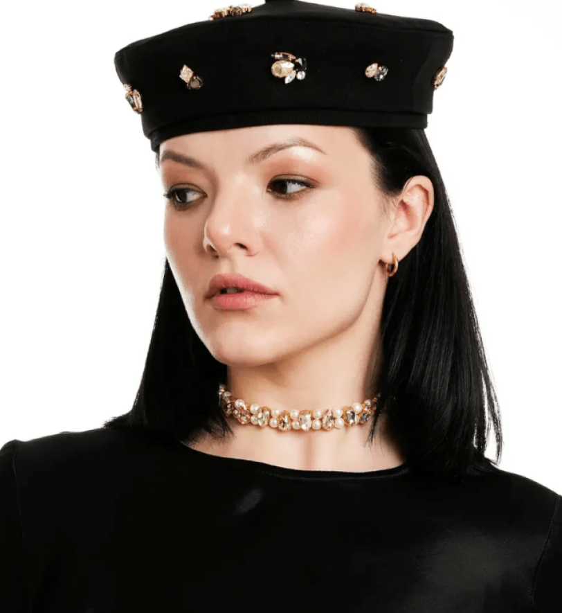 Чокер Луїза Honch Studio зі стразами та перлинами Golden