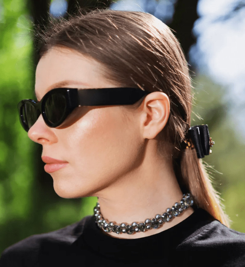 Чокер Луїза Honch Studio зі стразами та перлинами Graphite