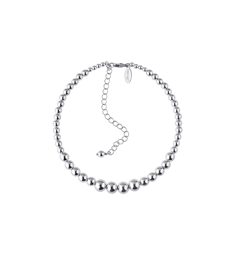 Чокер Grains De Verre з намистинами Silver 925 