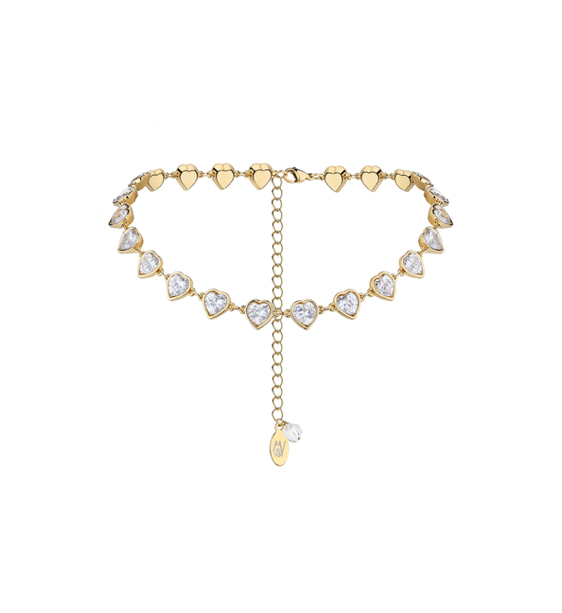 Чокер Grains De Verre Cold Heart Gold