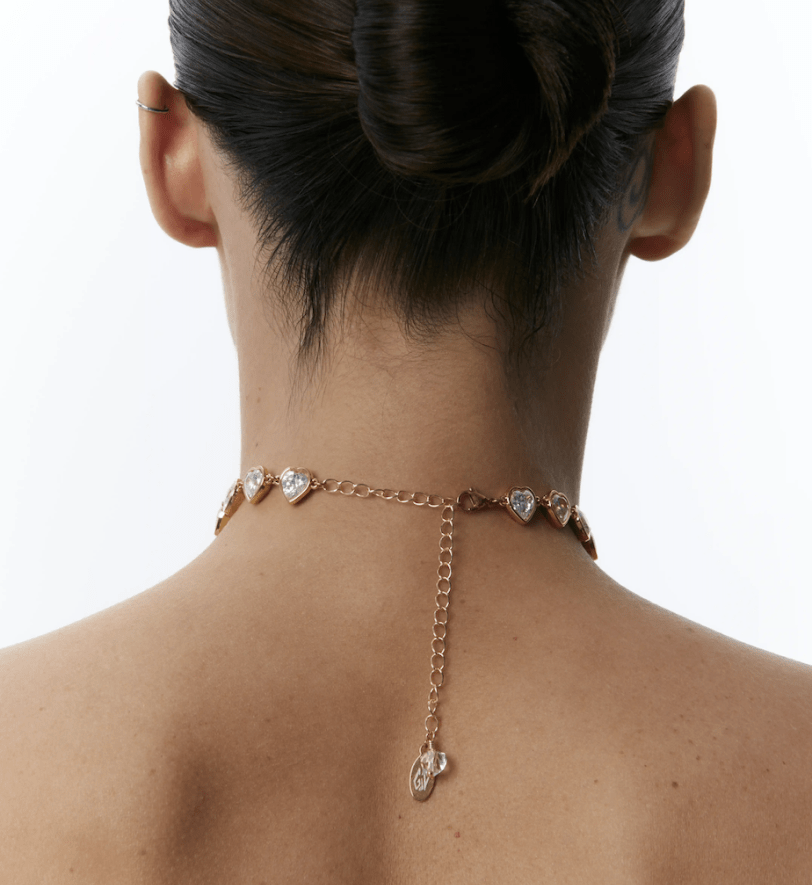 Чокер Grains De Verre Cold Heart Gold