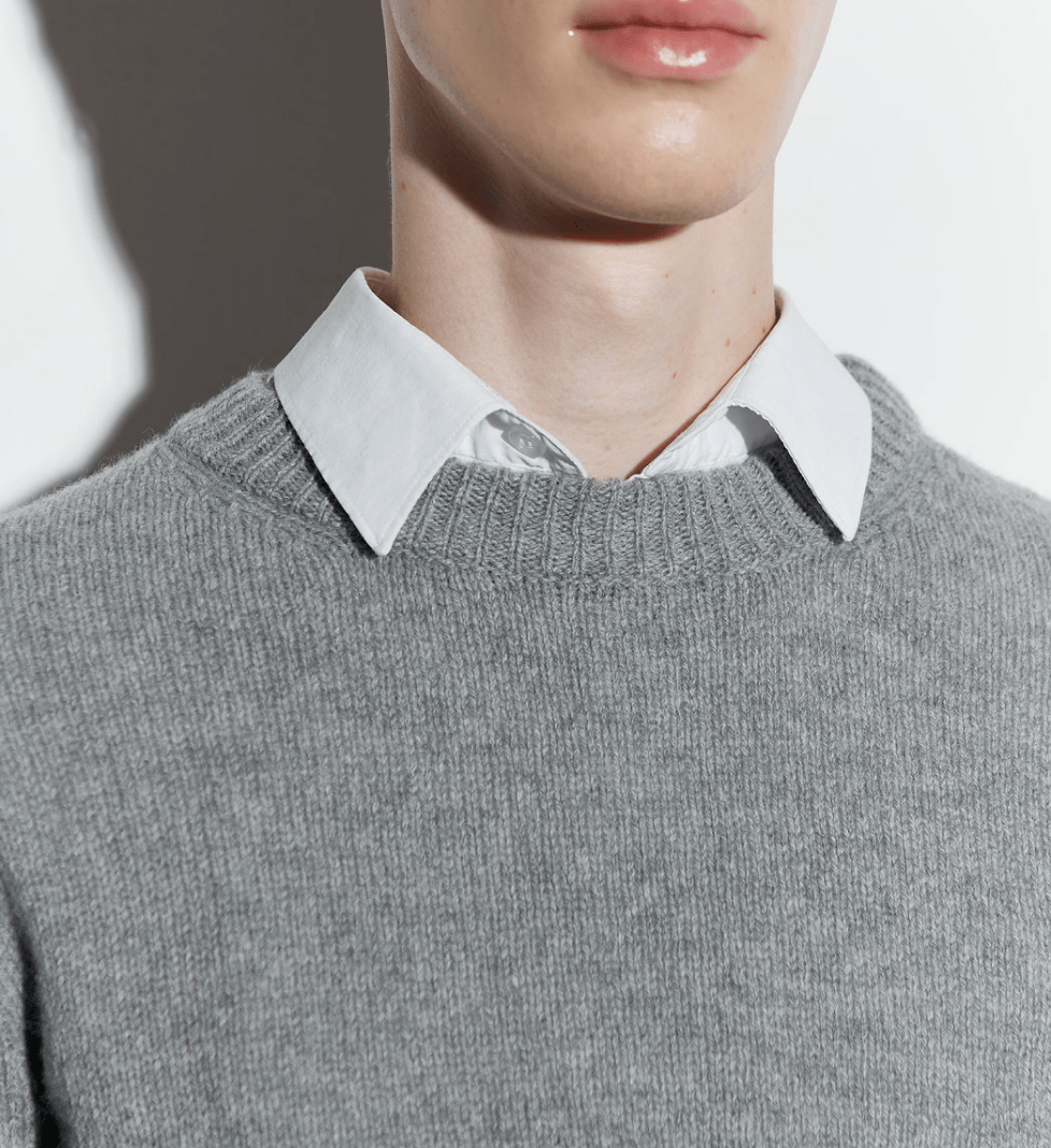 Джемпер Keenly класичний Кашемір grey