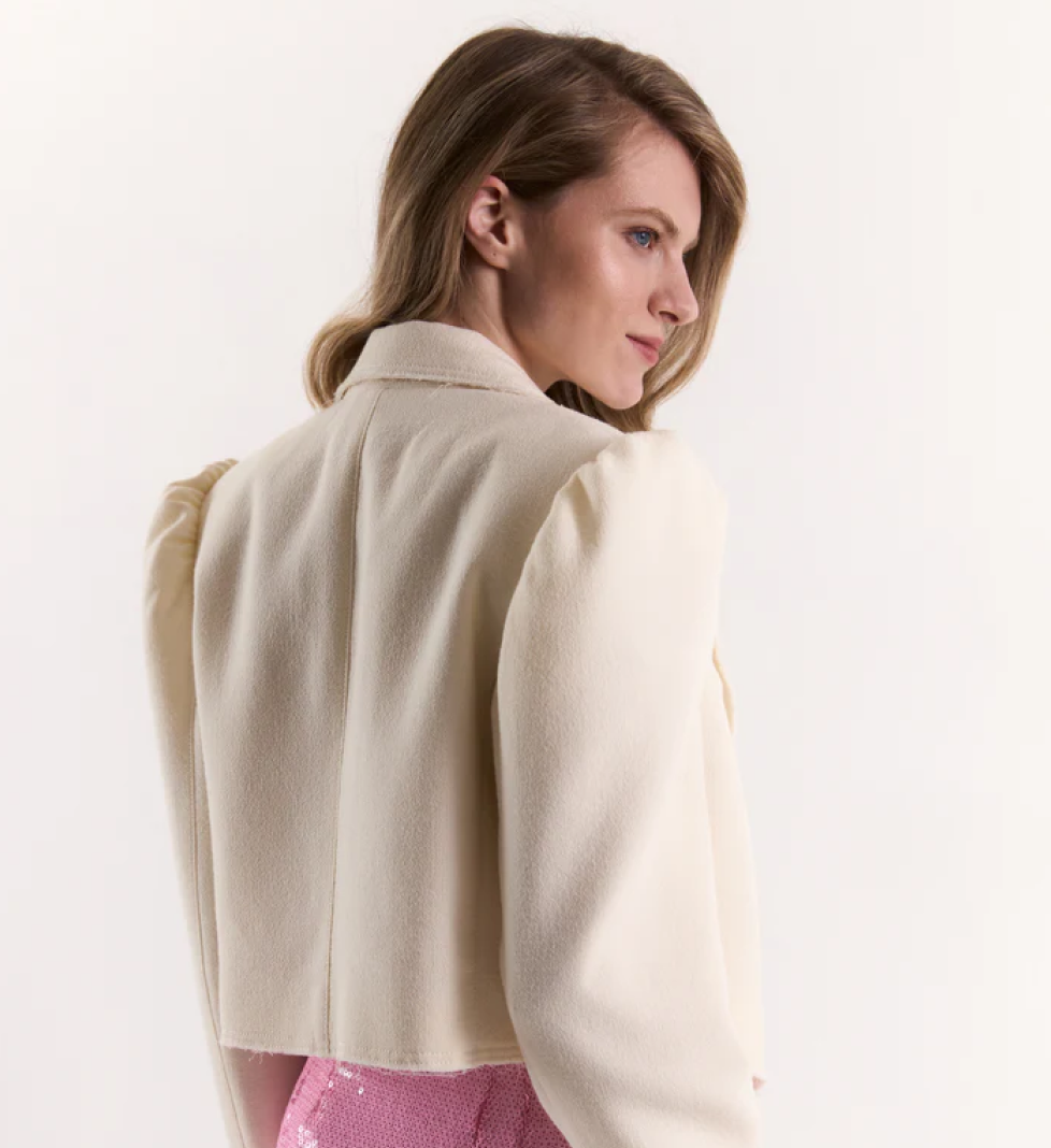 Жакет вкорочений KRISTINA LAPTSO Coconut milk