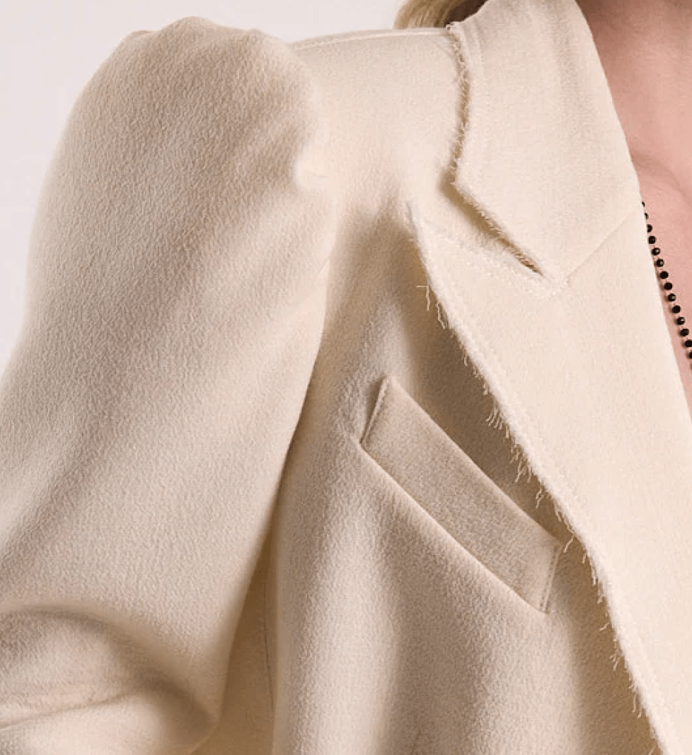 Жакет вкорочений KRISTINA LAPTSO Coconut milk