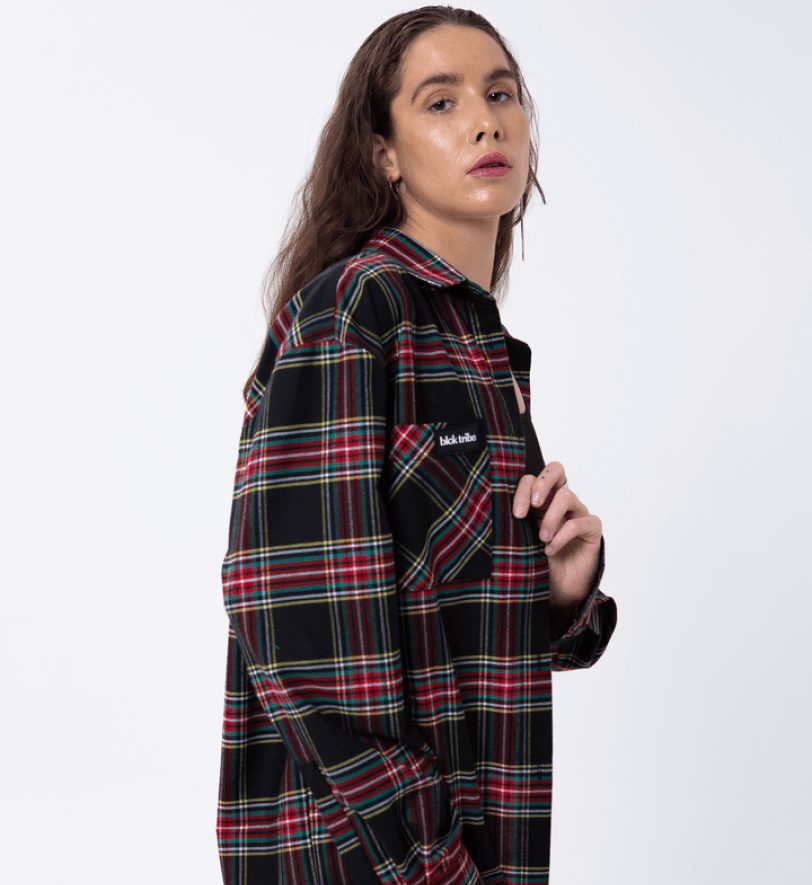 Теплі піжамні штани BlackSeaTribe жіночі Red