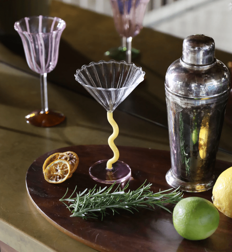 Набір келихів &k amsterdam curve caramel 2 шт