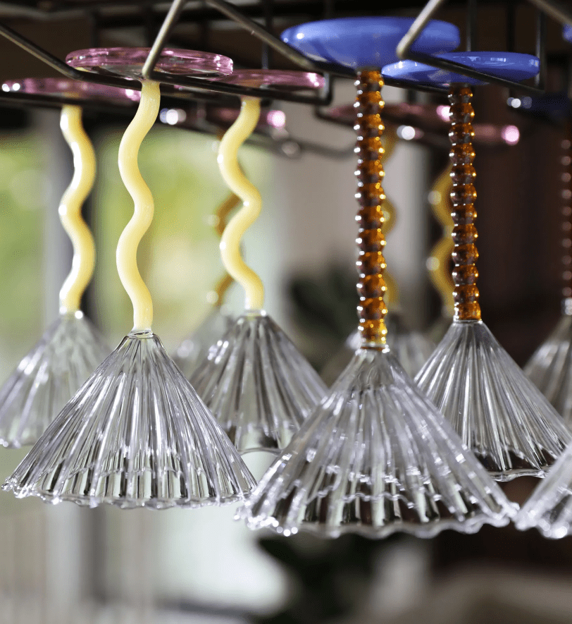 Набір келихів &k amsterdam curve caramel 2 шт