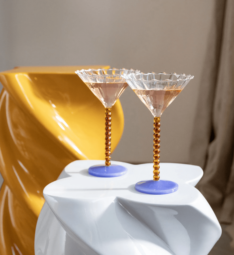 Набір келихів &k amsterdam perle amber 2 шт