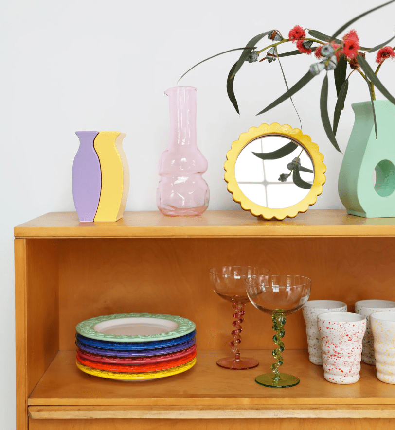 Набір келихів &k amsterdam spiral pink 2 шт