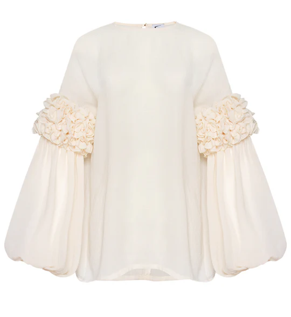 Блуза GURANDA шифонова cream