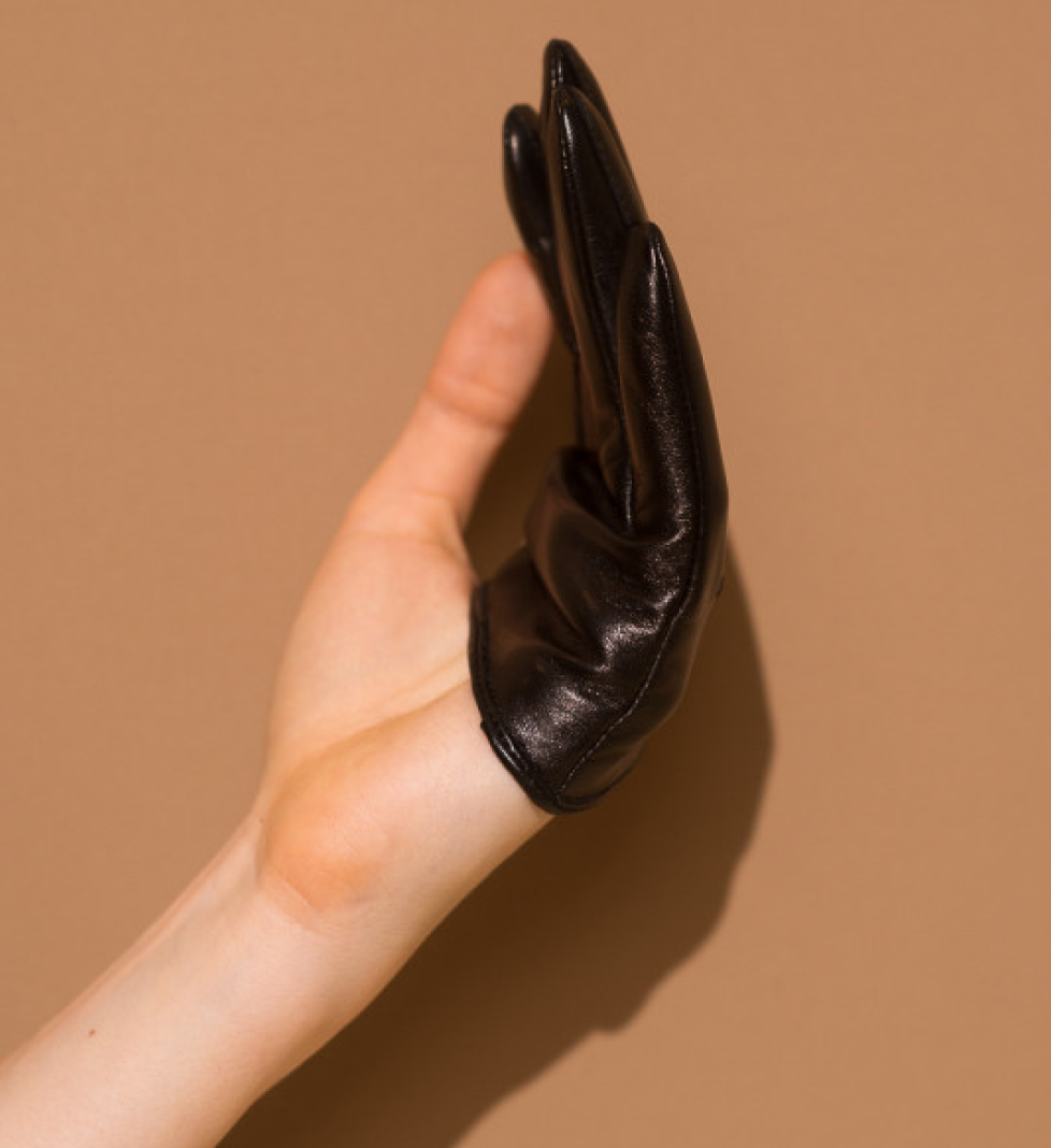 Рукавички TO BE ACCESSORIES Creative black