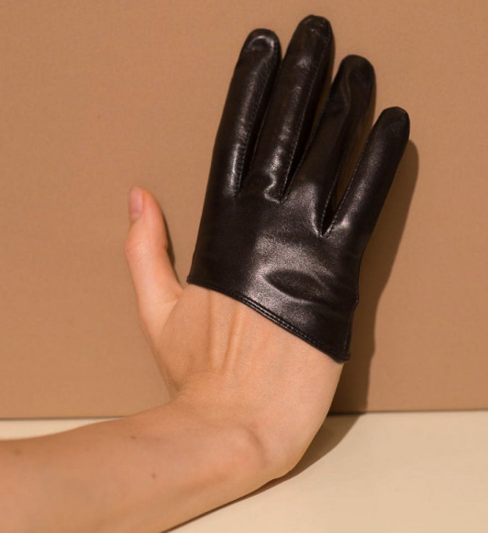 Рукавички TO BE ACCESSORIES Creative black