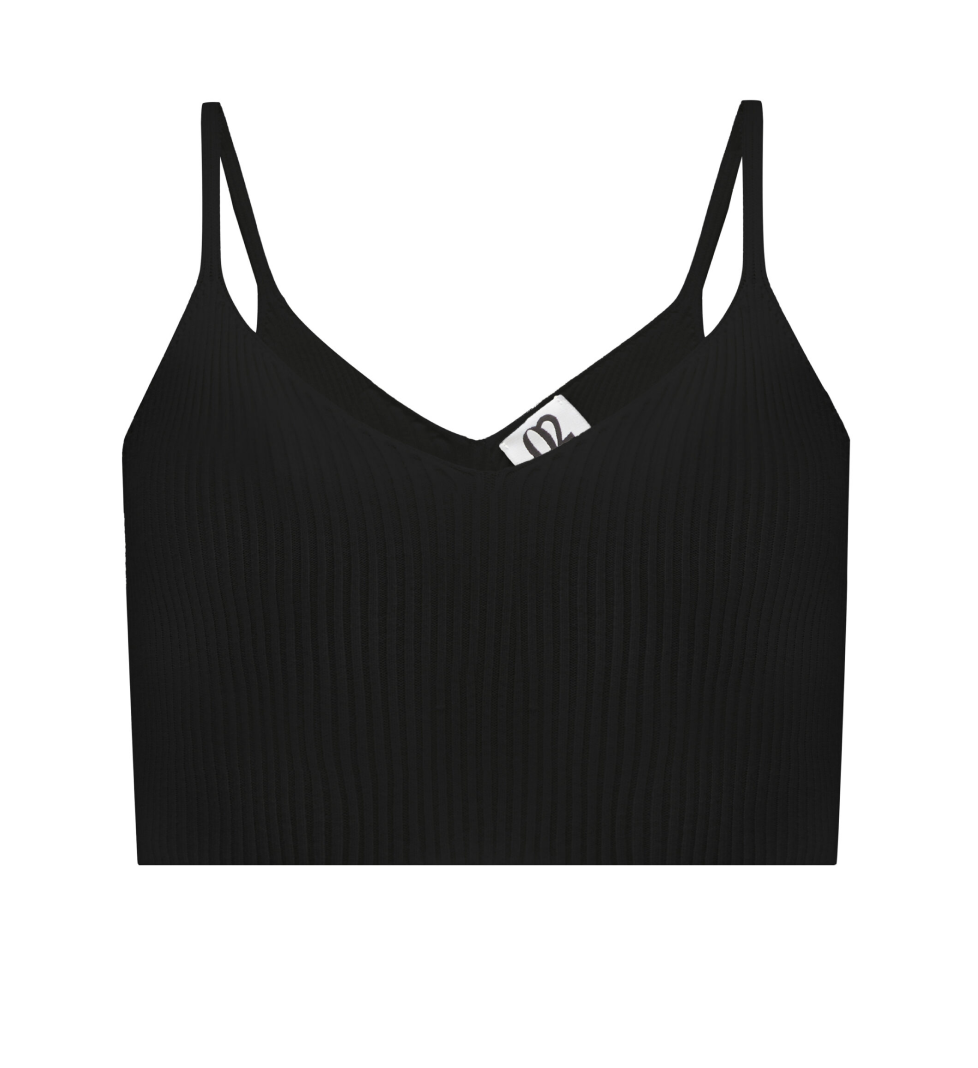 Топ укорочений KNITWEAR black