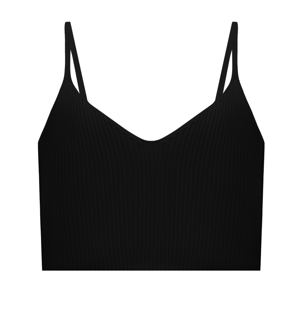 Топ укорочений KNITWEAR black