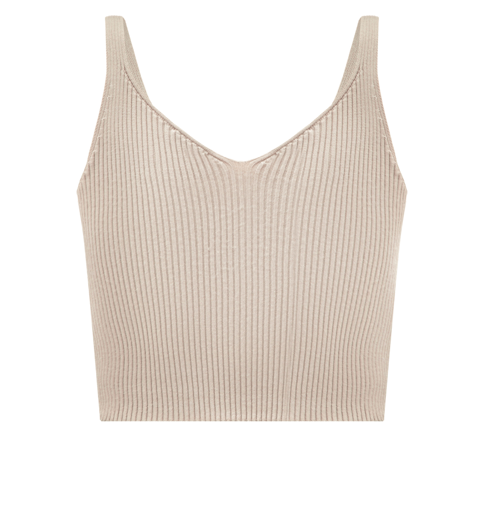 Топ укорочений KNITWEAR grey