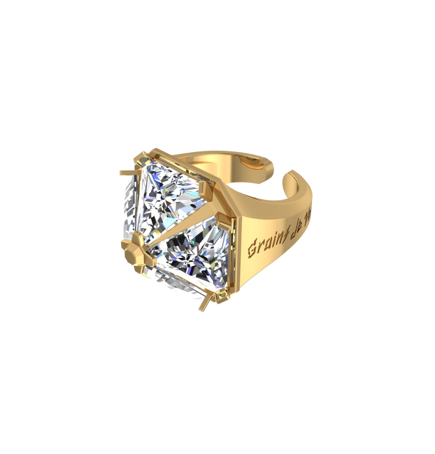 "PYRAMID" RING - фото 2