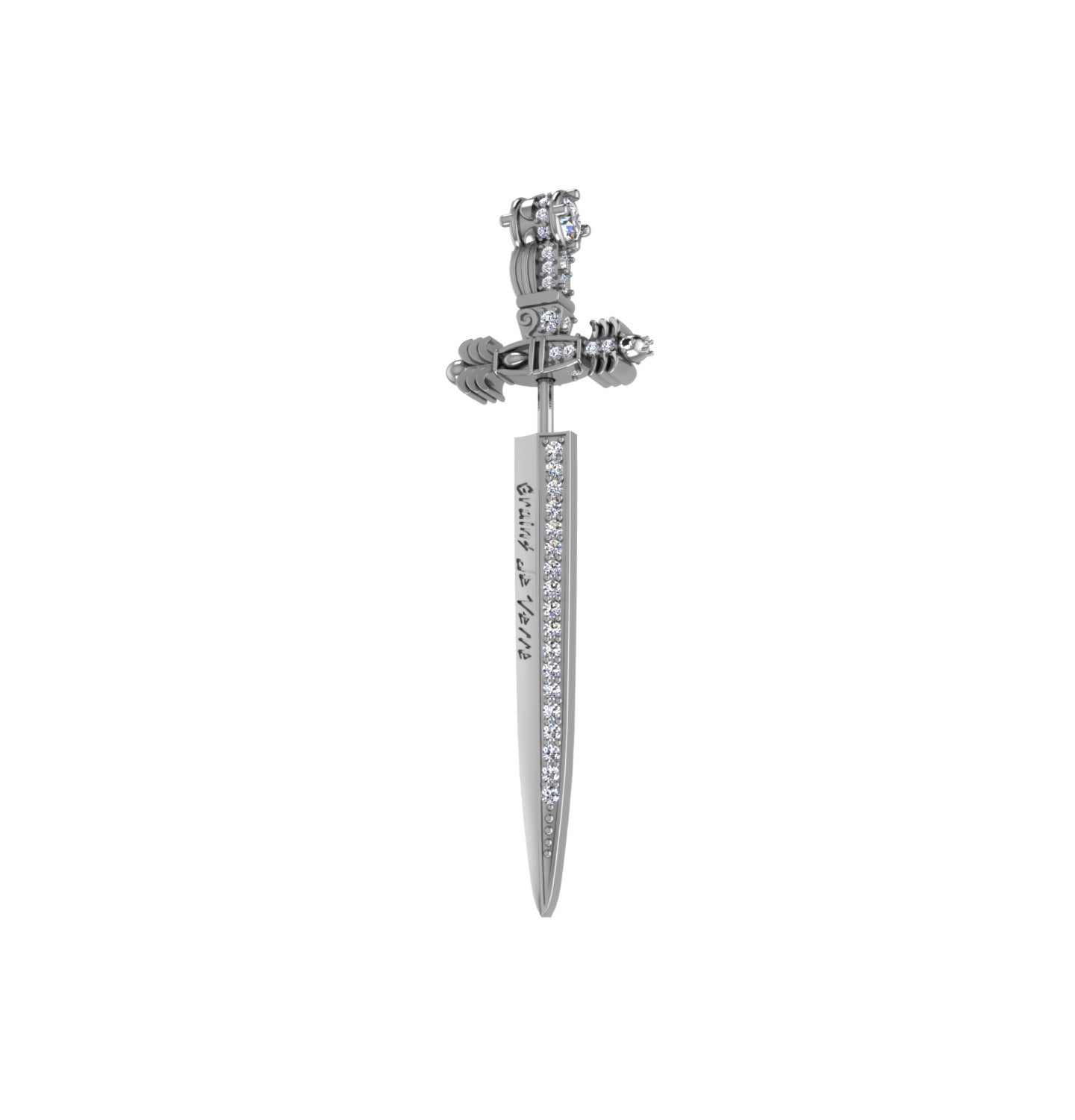 "LOVE BLADE" MONO EARRING - фото 3