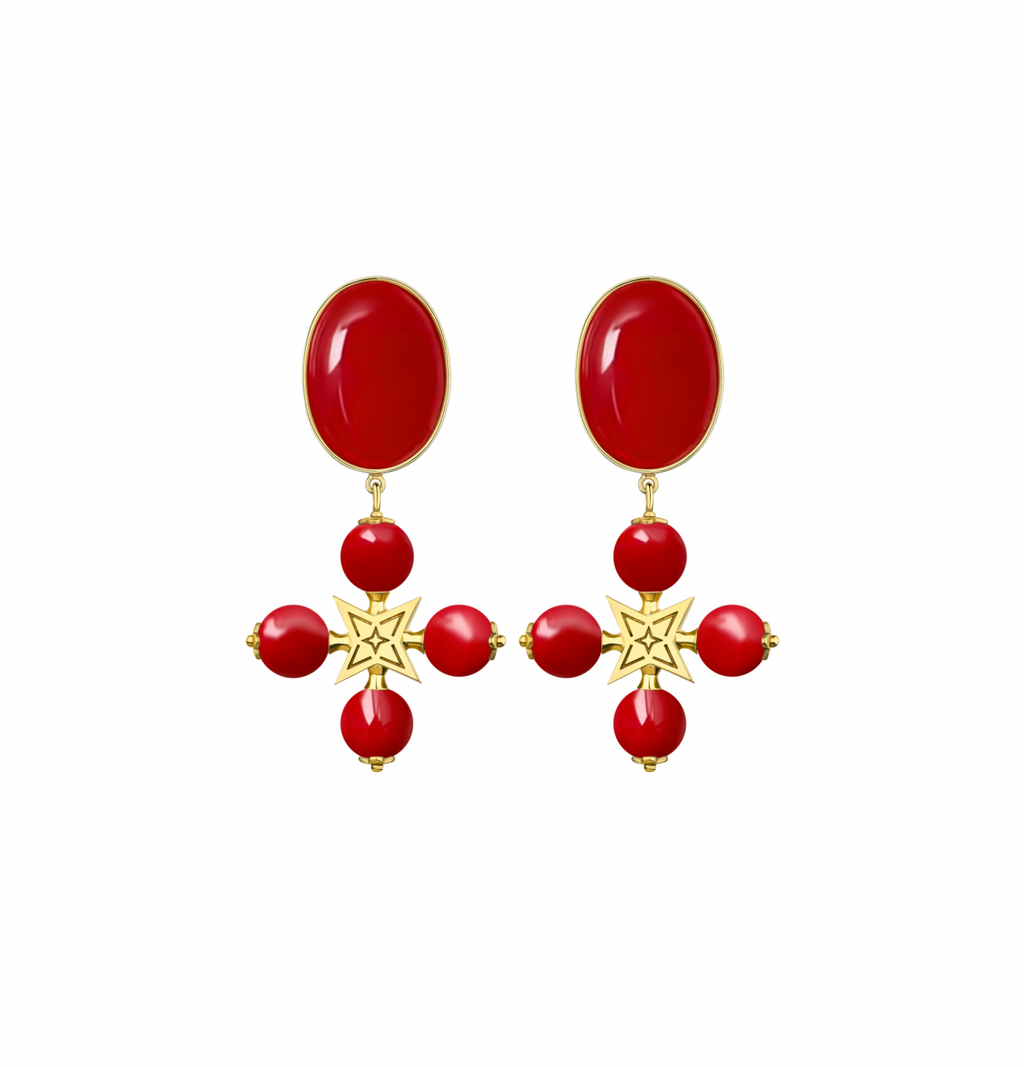 "DESERT ROSE" CLIP EARRINGS - фото 22