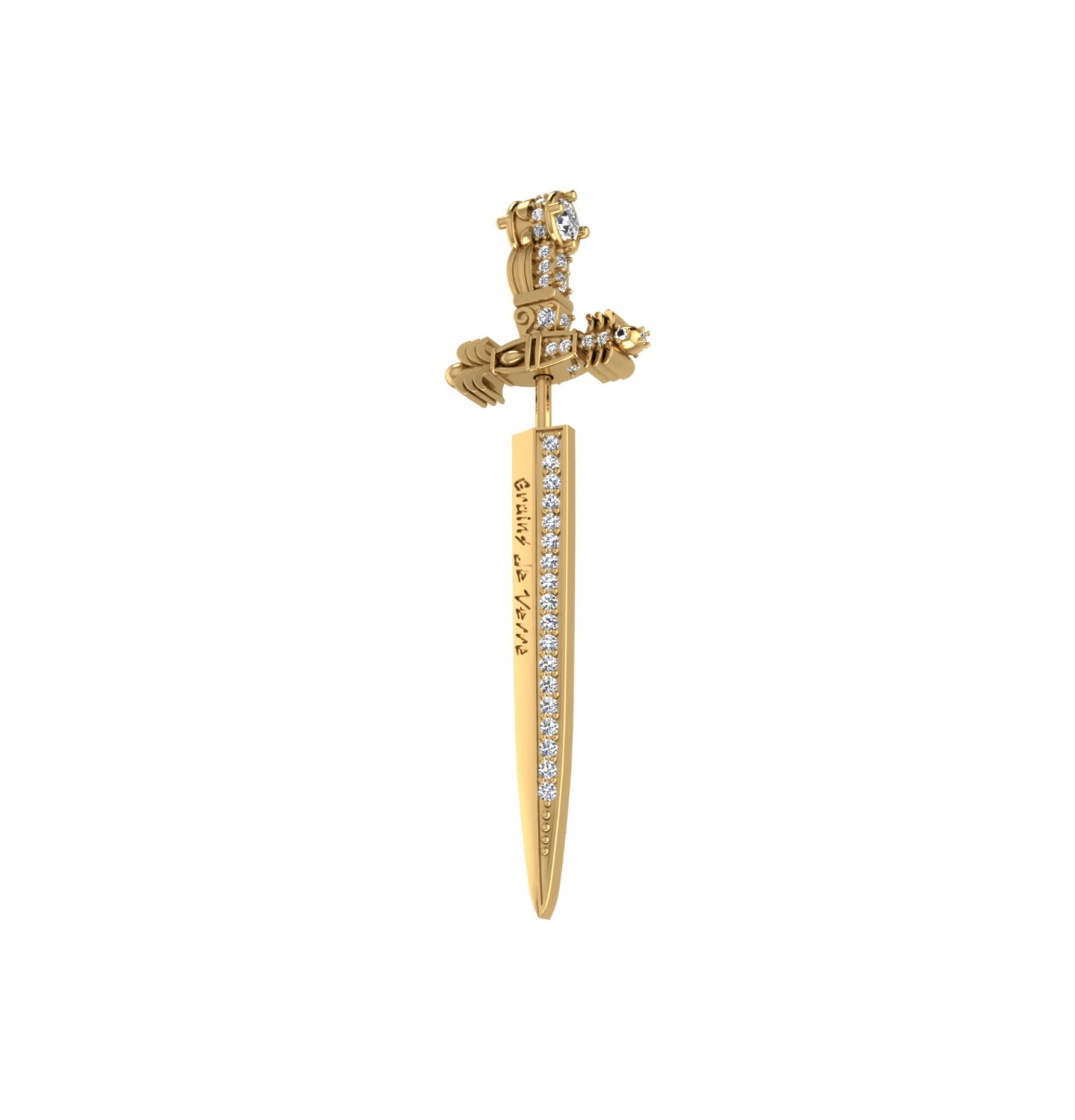 "LOVE BLADE" MONO EARRING - фото 8