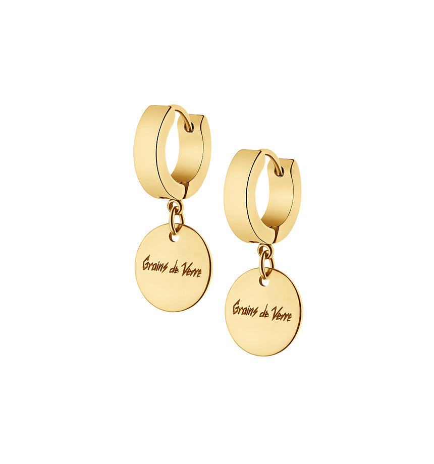 "LOGO" EARRINGS - фото 1