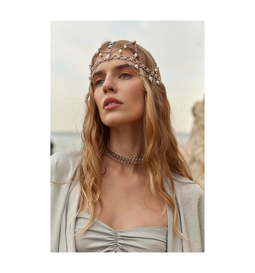 "KIRA" HAIR ACCESSORIES WITH PEARLS - фото 6