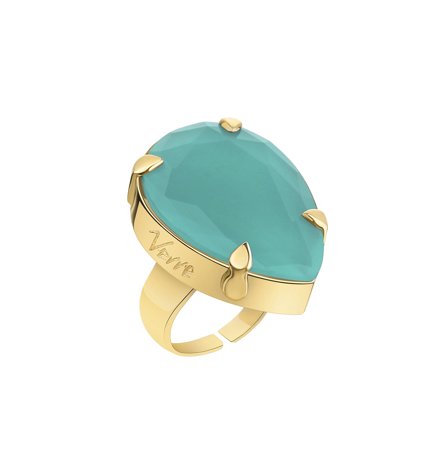 “RADIANCE” RING AZURE BLUE GOLDEN - фото 1