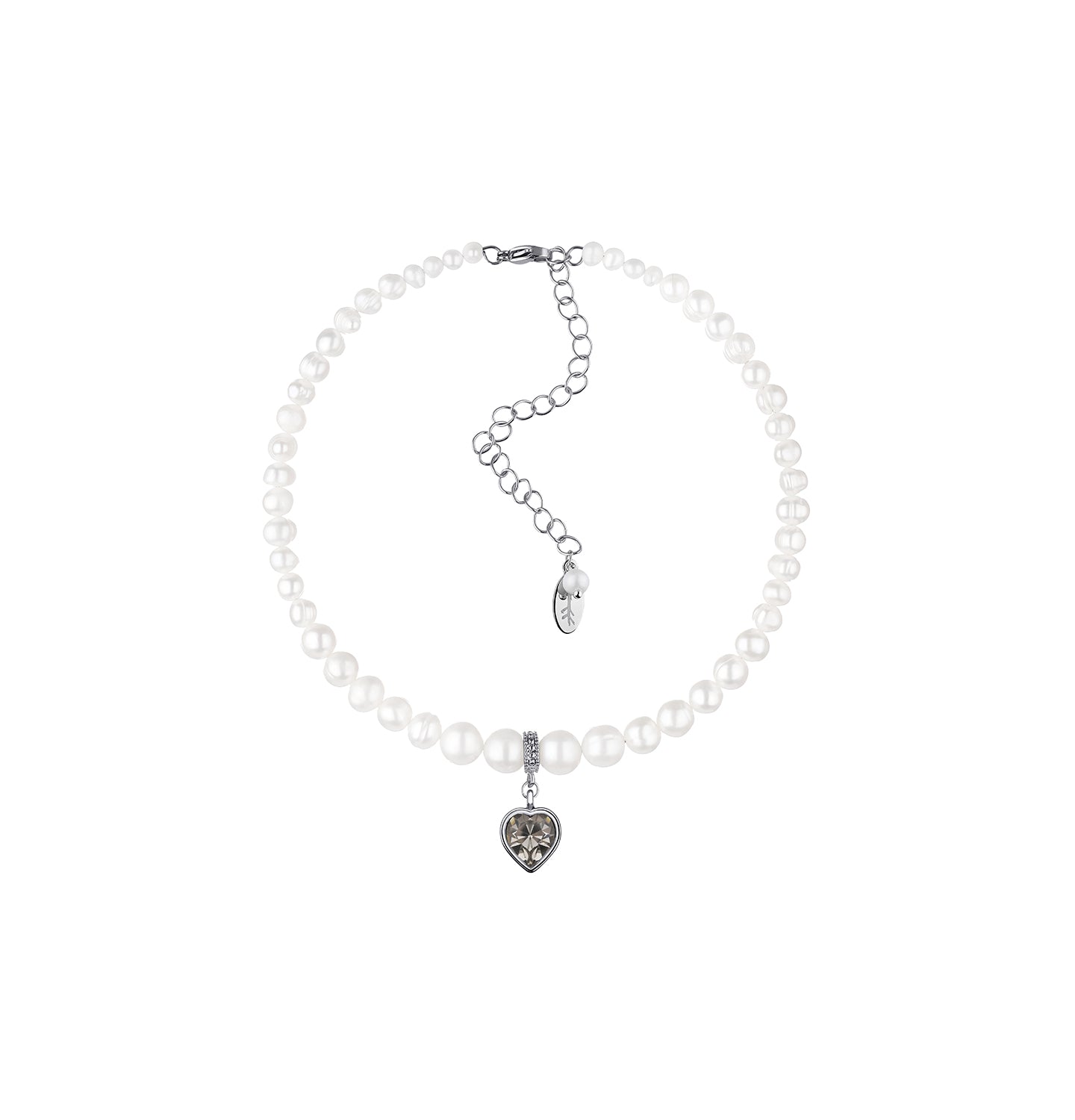 PEARLS CHOKER WITH HEART - фото 6