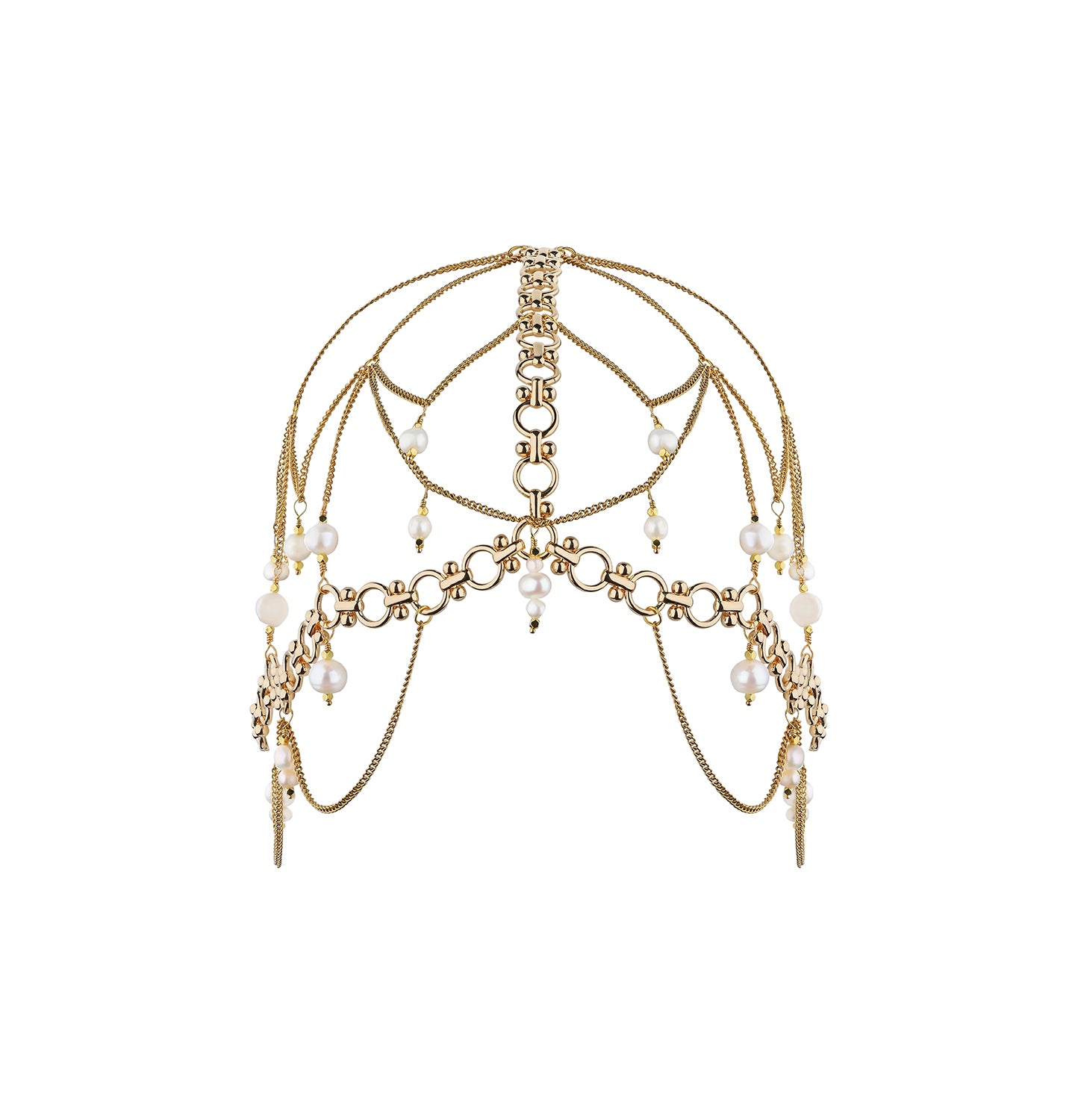 "KIRA" HAIR ACCESSORIES WITH PEARLS - фото 8