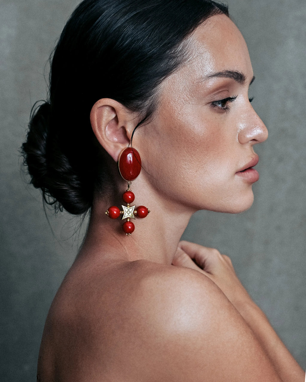 "DESERT ROSE" CLIP EARRINGS - фото 24
