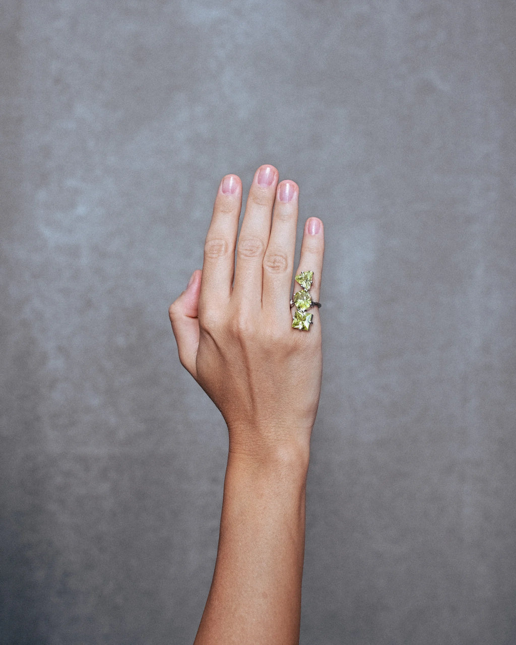 "TRILOGY LIME" RING - фото 1