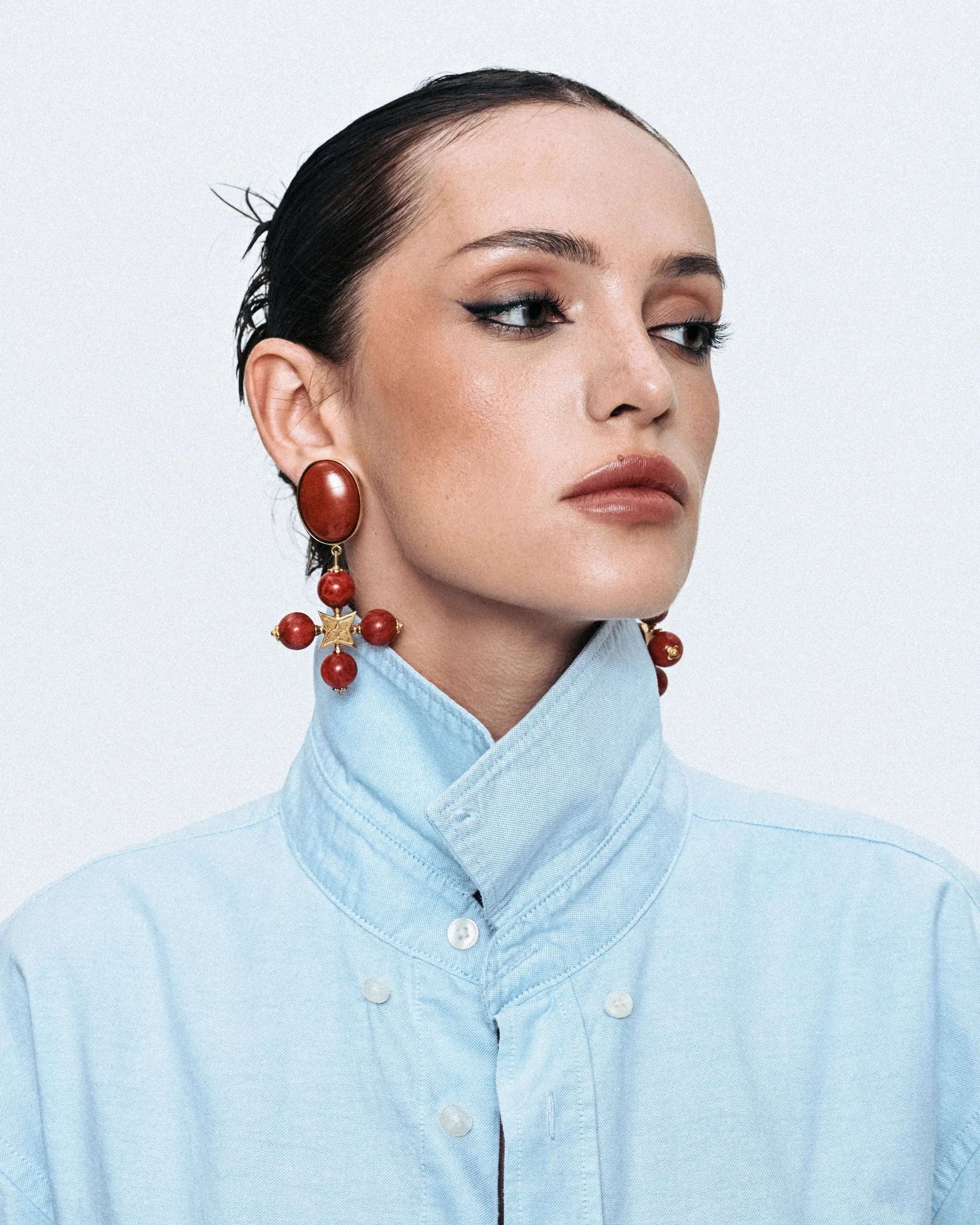 "DESERT ROSE" CLIP EARRINGS - фото 13