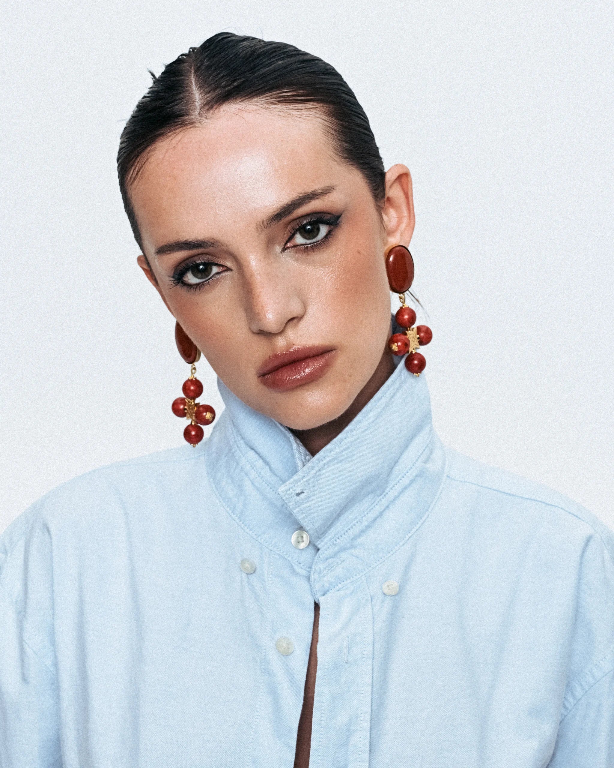 "DESERT ROSE" CLIP EARRINGS - фото 14