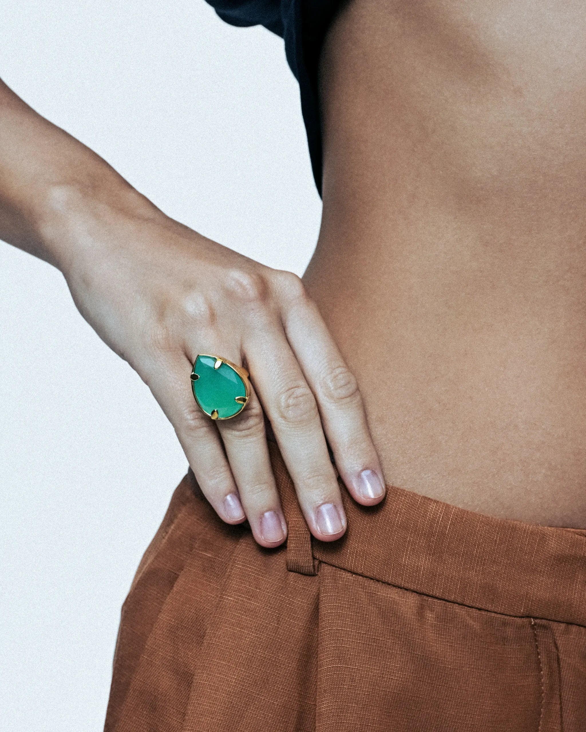 “RADIANCE” RING AZURE BLUE GOLDEN - фото 2