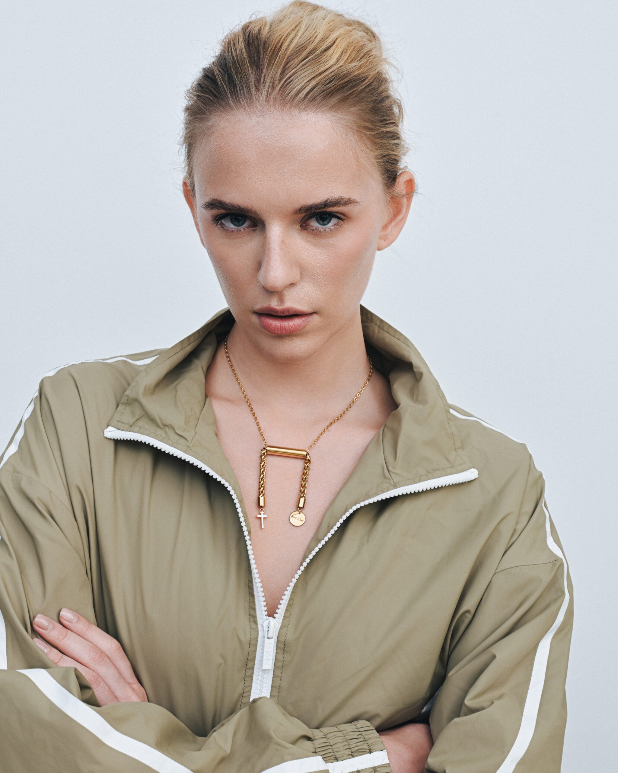 "LIBRA" NECKLACE WITH CROSS - фото 4
