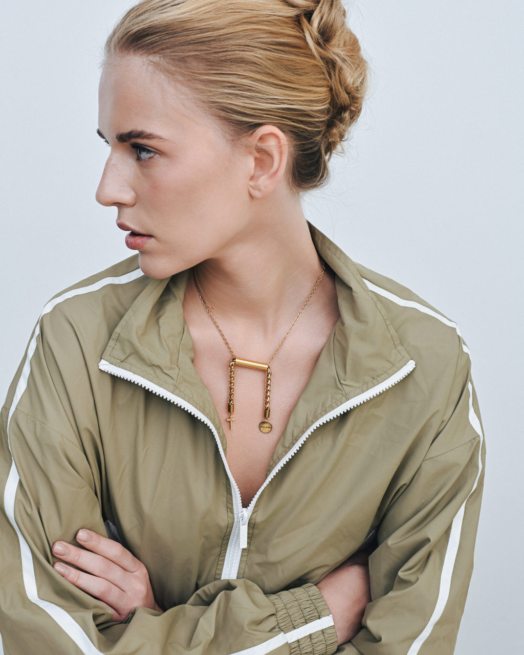 "LIBRA" NECKLACE WITH CROSS - фото 6
