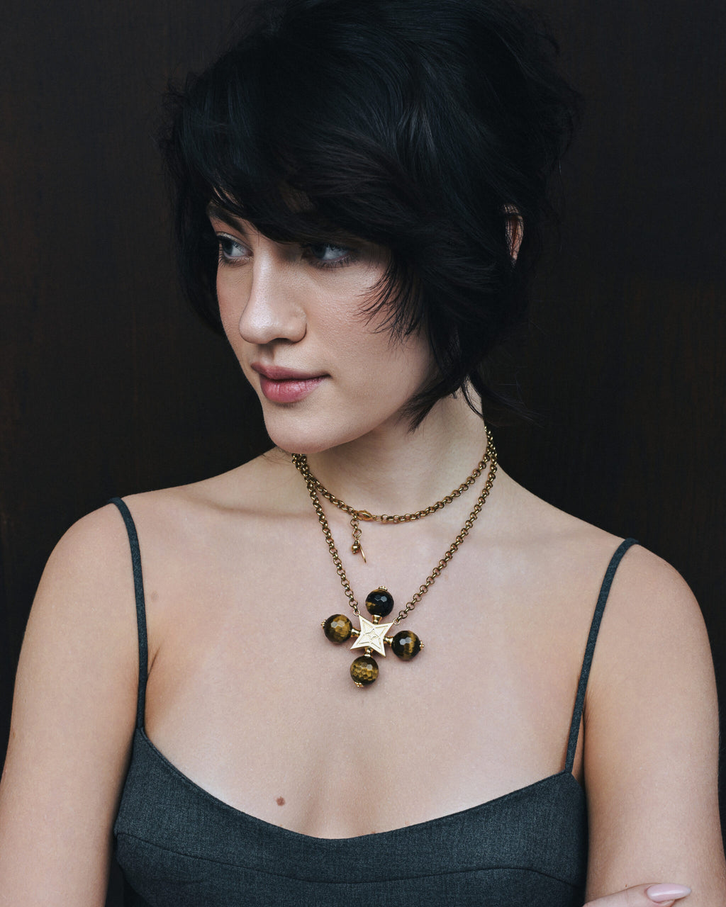 “LULLABY” CROSS BROWN
