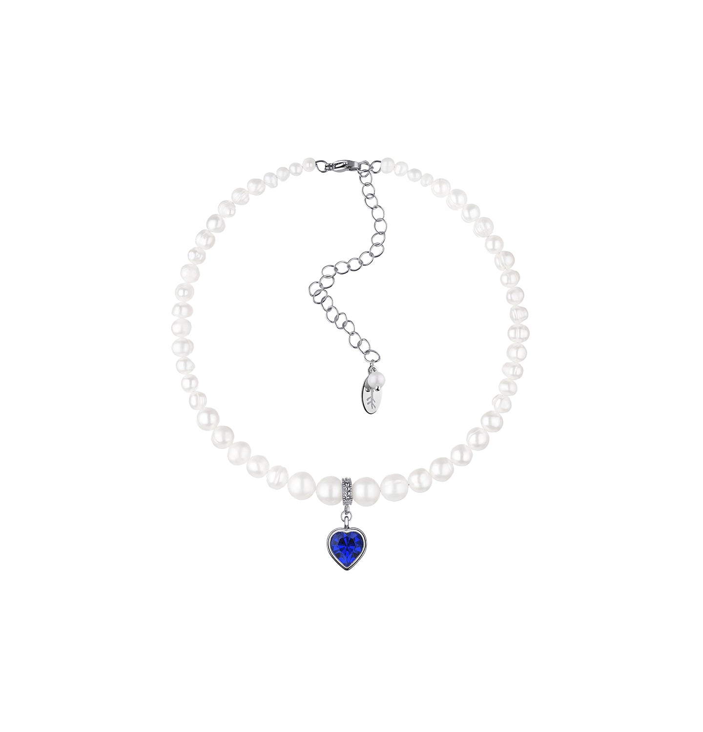 PEARLS CHOKER WITH HEART - фото 27