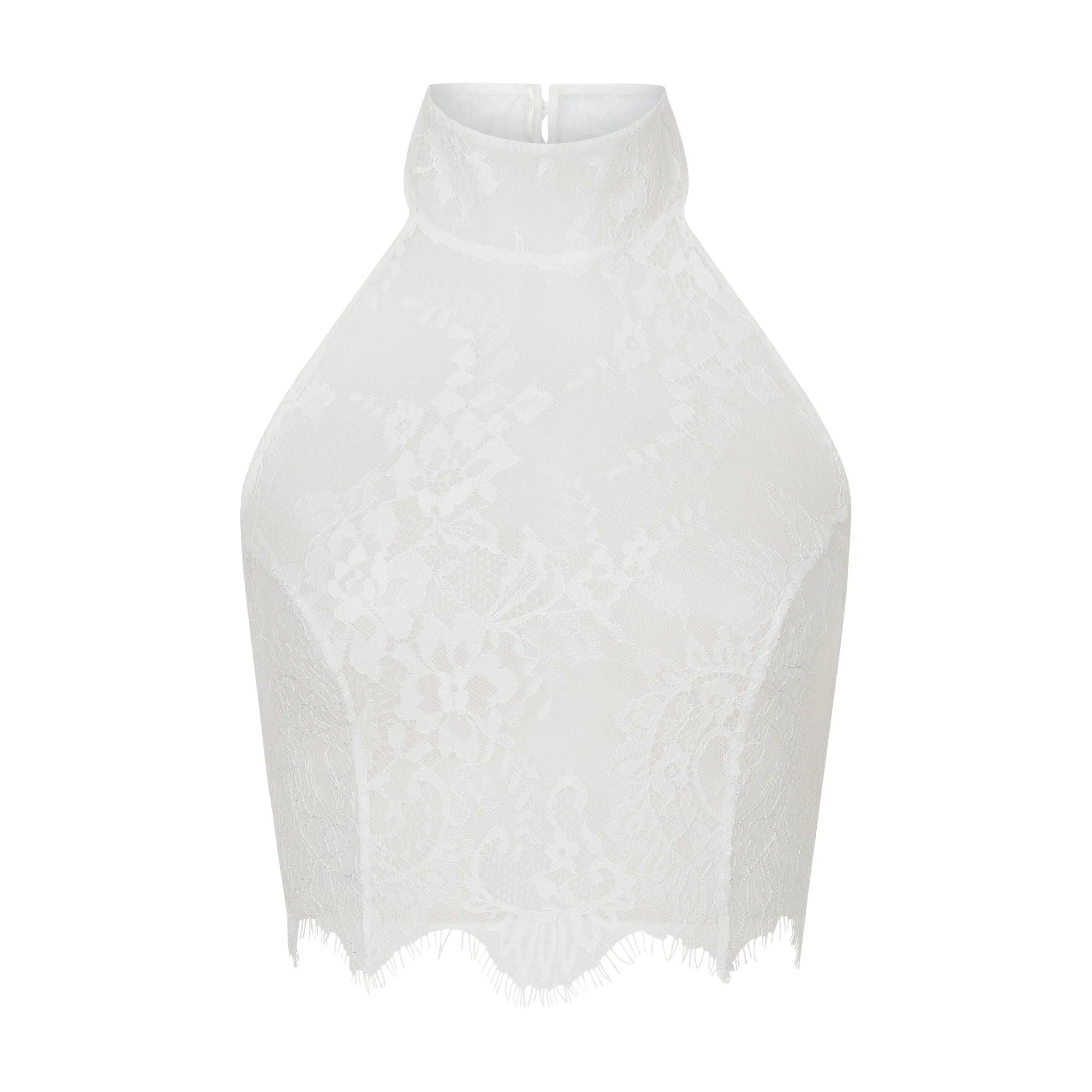 LILI MAGER Lace Top Black