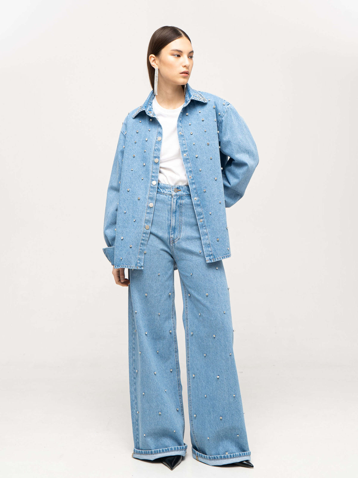 Blue Shining Jeans - фото 4