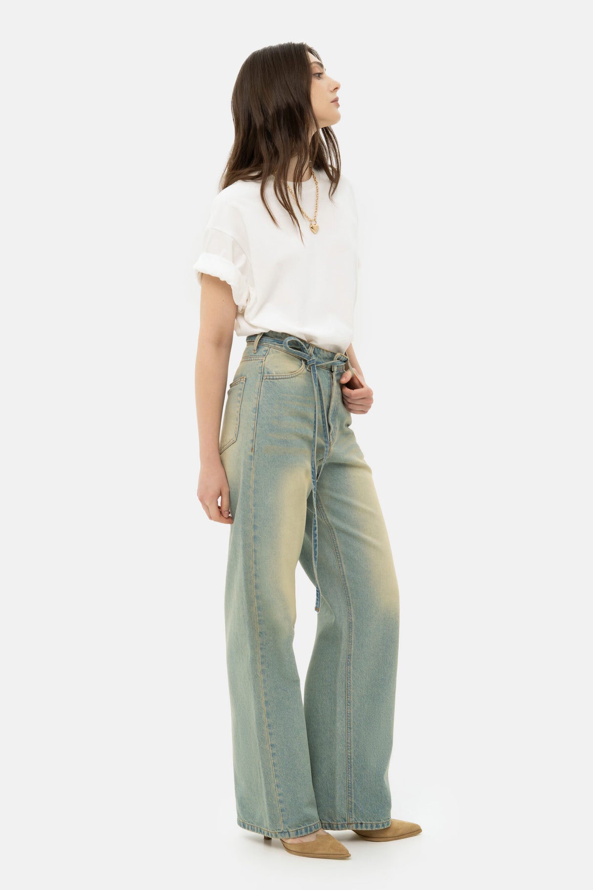Wide Vintage Jeans - фото 3