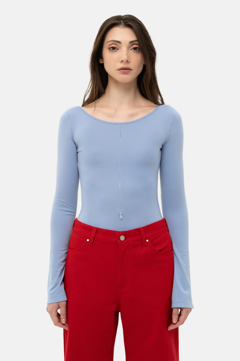 Zip-Front Bodysuit - фото 3
